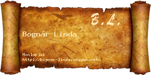 Bognár Linda névjegykártya